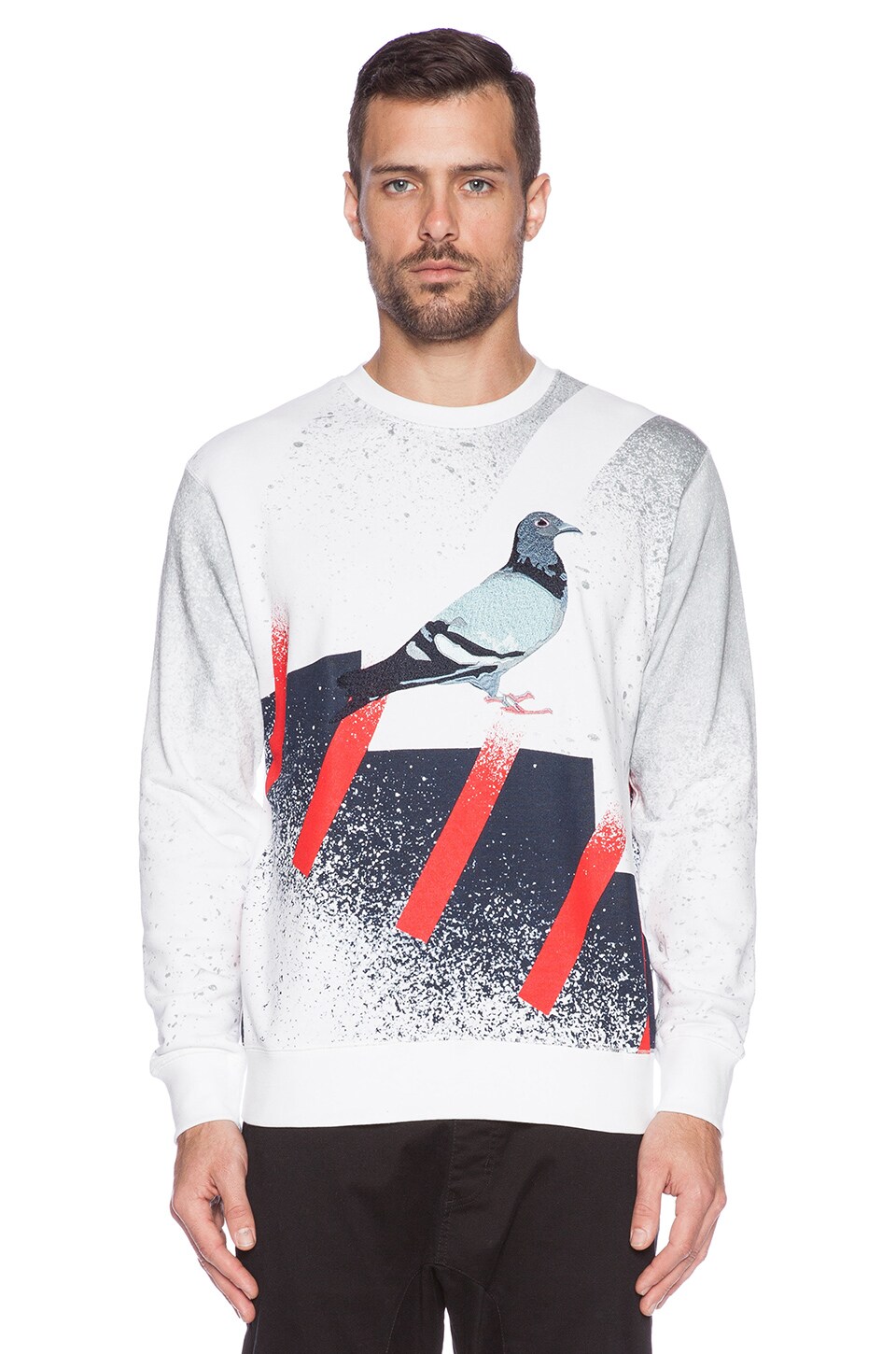 Staple Advantage Crewneck in Navy REVOLVE