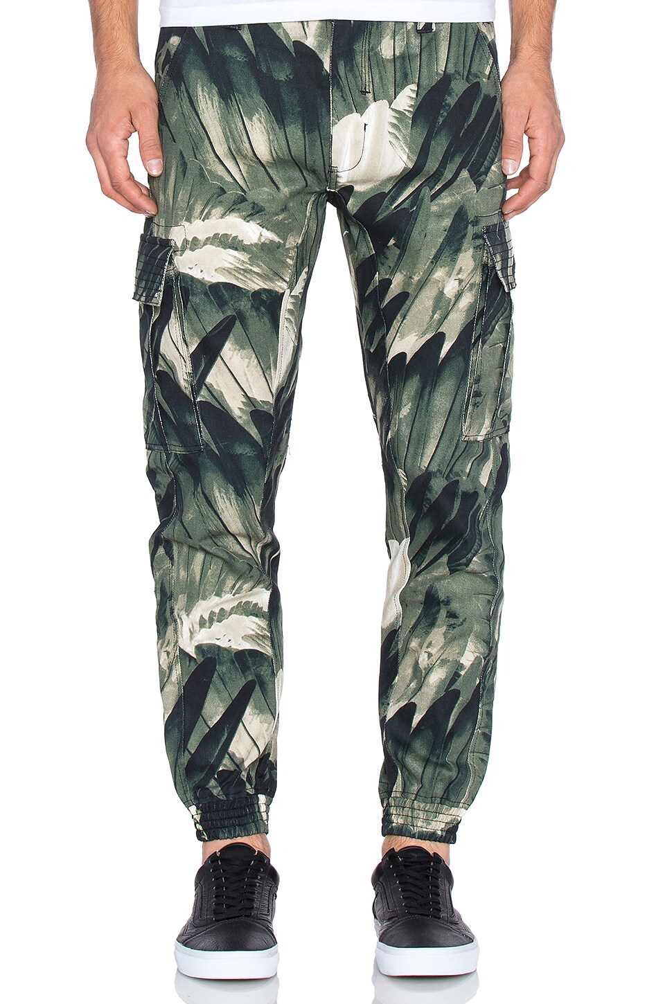 Staple Feather Camo Cargo Pants in Olive REVOLVE
