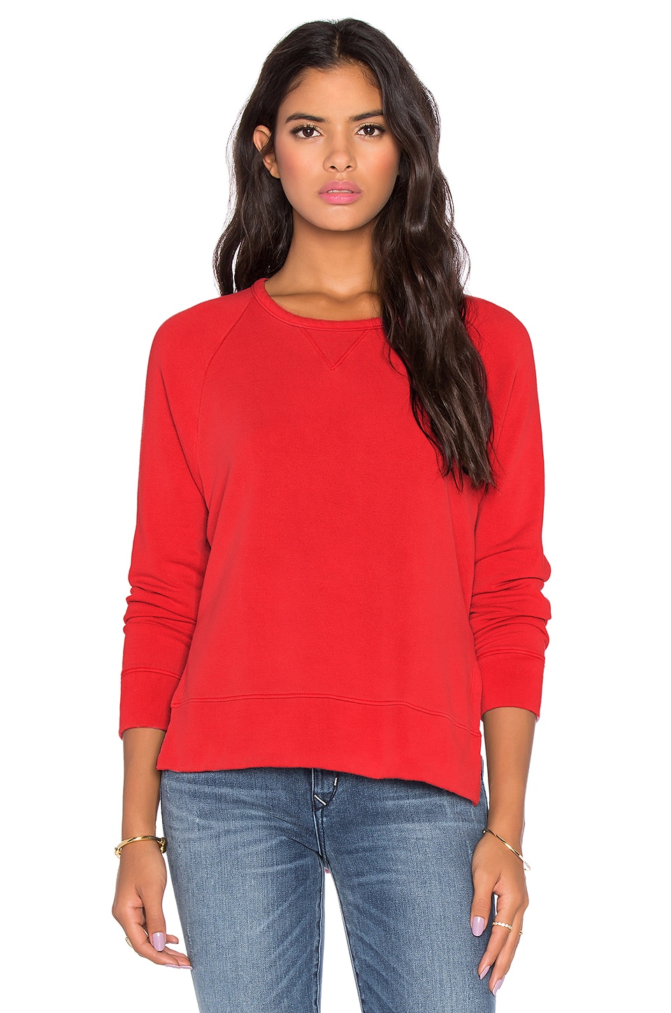 split side sweatshirt