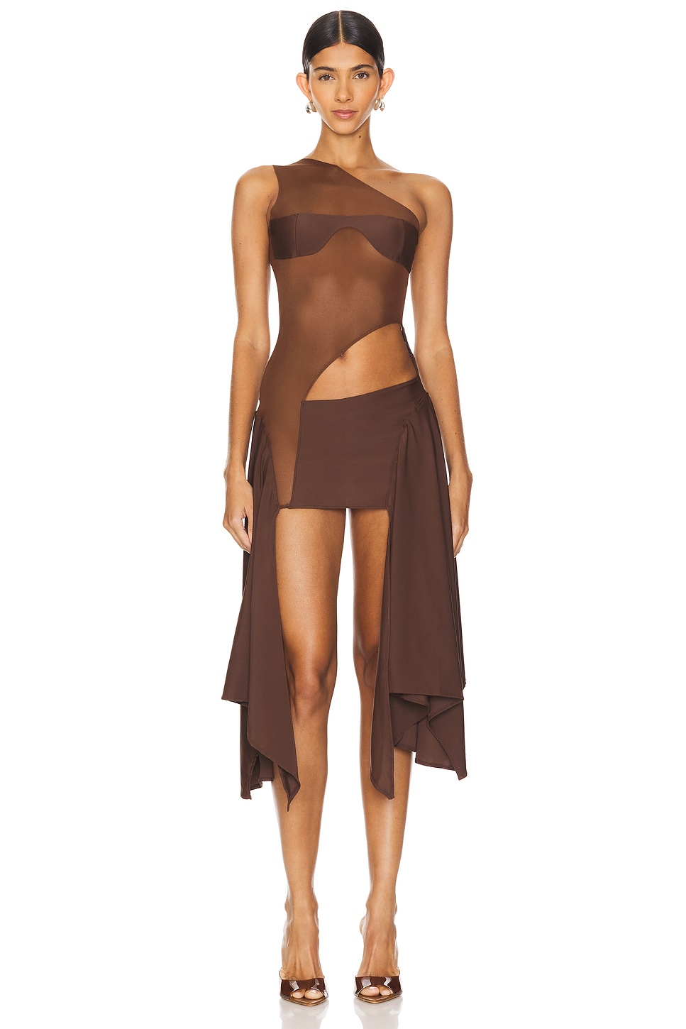 X Revolve Tricot Mesh Dress - thumbnail 6