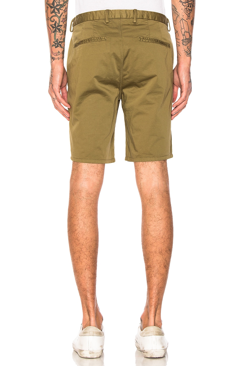 SCOTCH & SODA Twill Shorts in Khaki | ModeSens