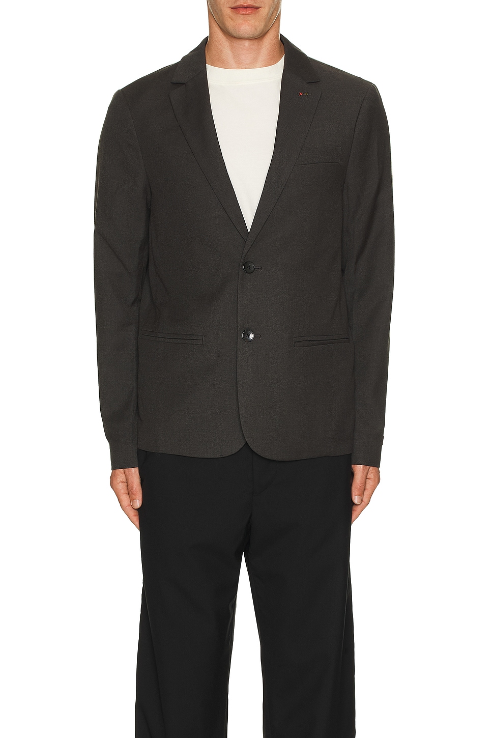 Relaxed Twill Blazer