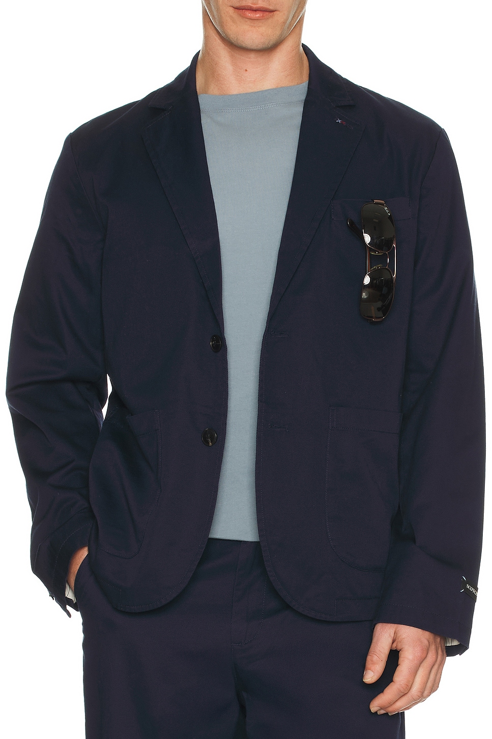 Unconstructed Relaxed Blazer - Thumbnail 3