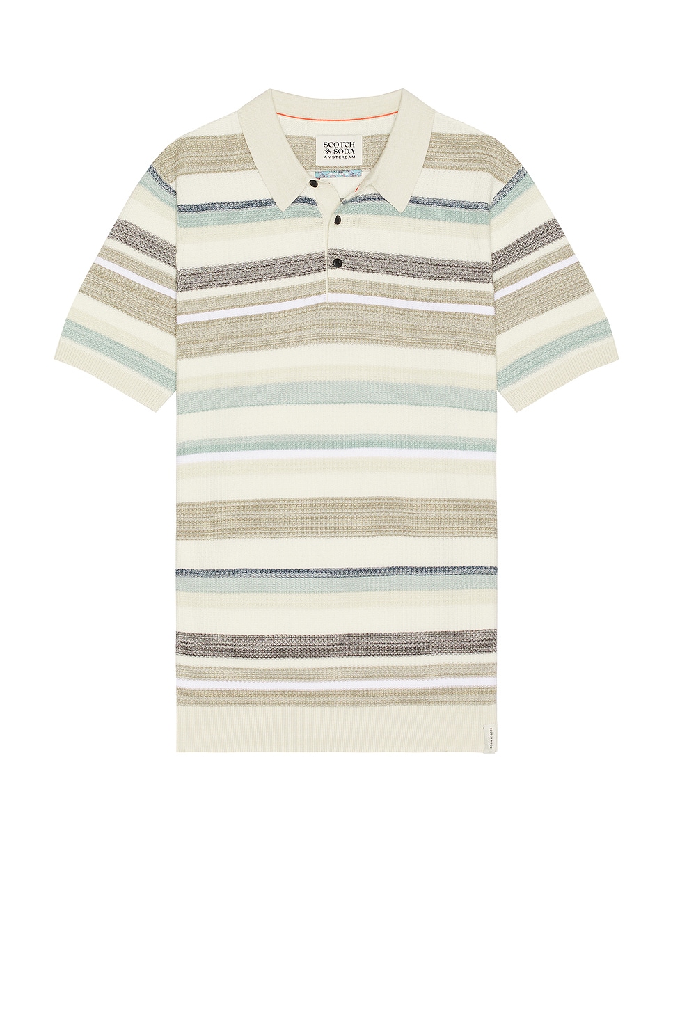 Structured Knitted Polo - Thumbnail 1