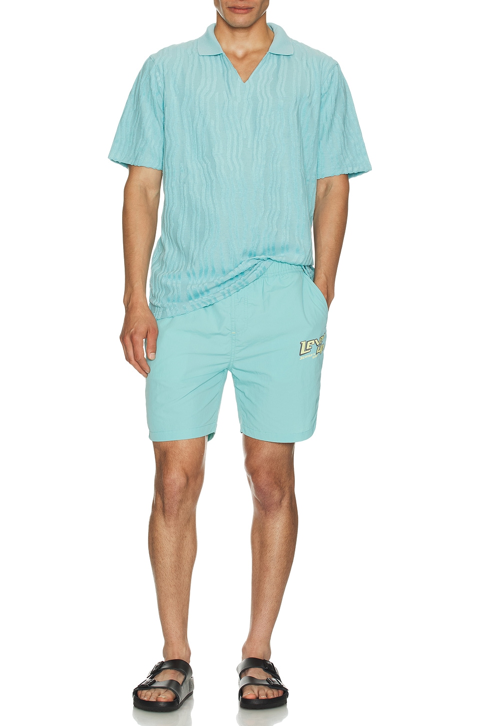 Jacquard Short Sleeve Polo - Thumbnail 5