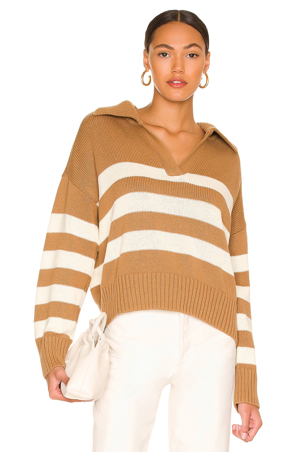 The Sky Stripe Stitch Pullover-AS main image 1