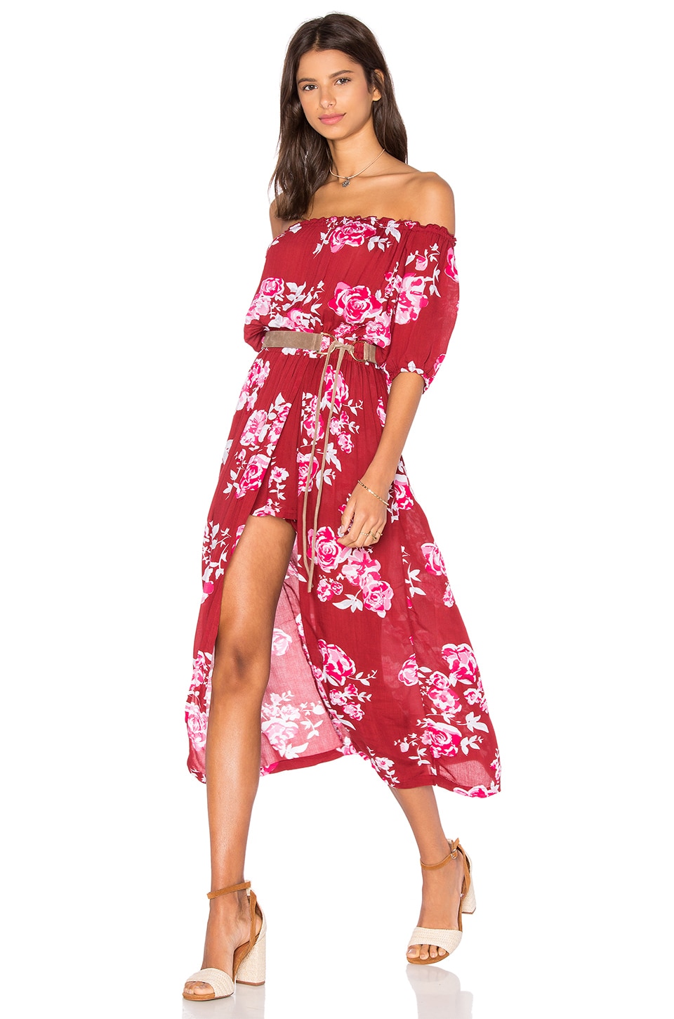 Steele Maya Maxi Dress in Scarlet Rosita | REVOLVE