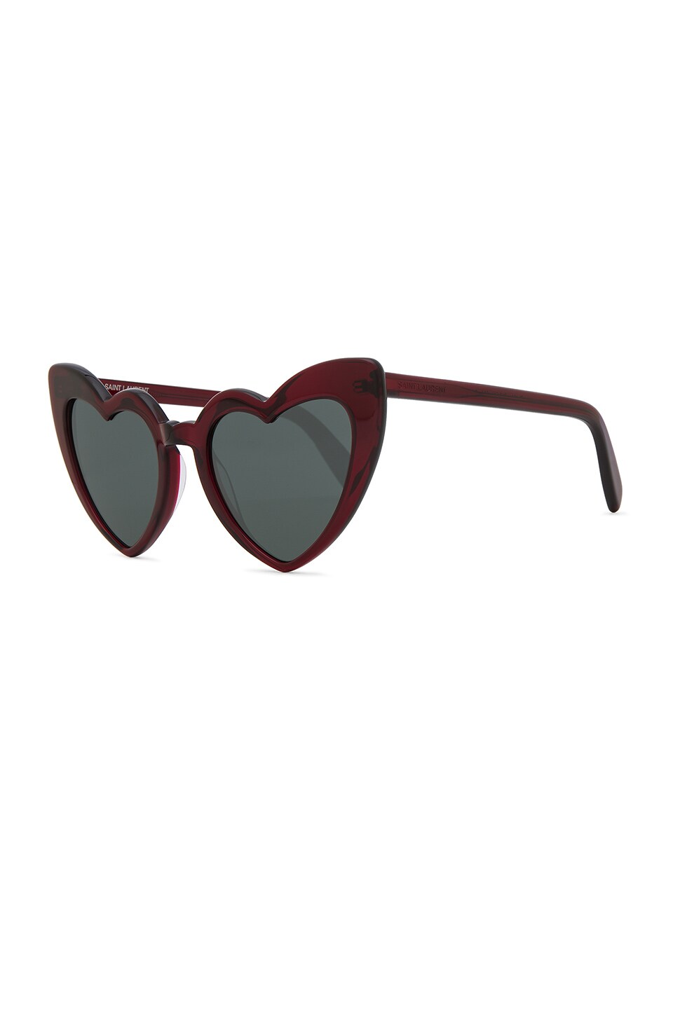 Saint Laurent Lou Lou in Burgundy & Green