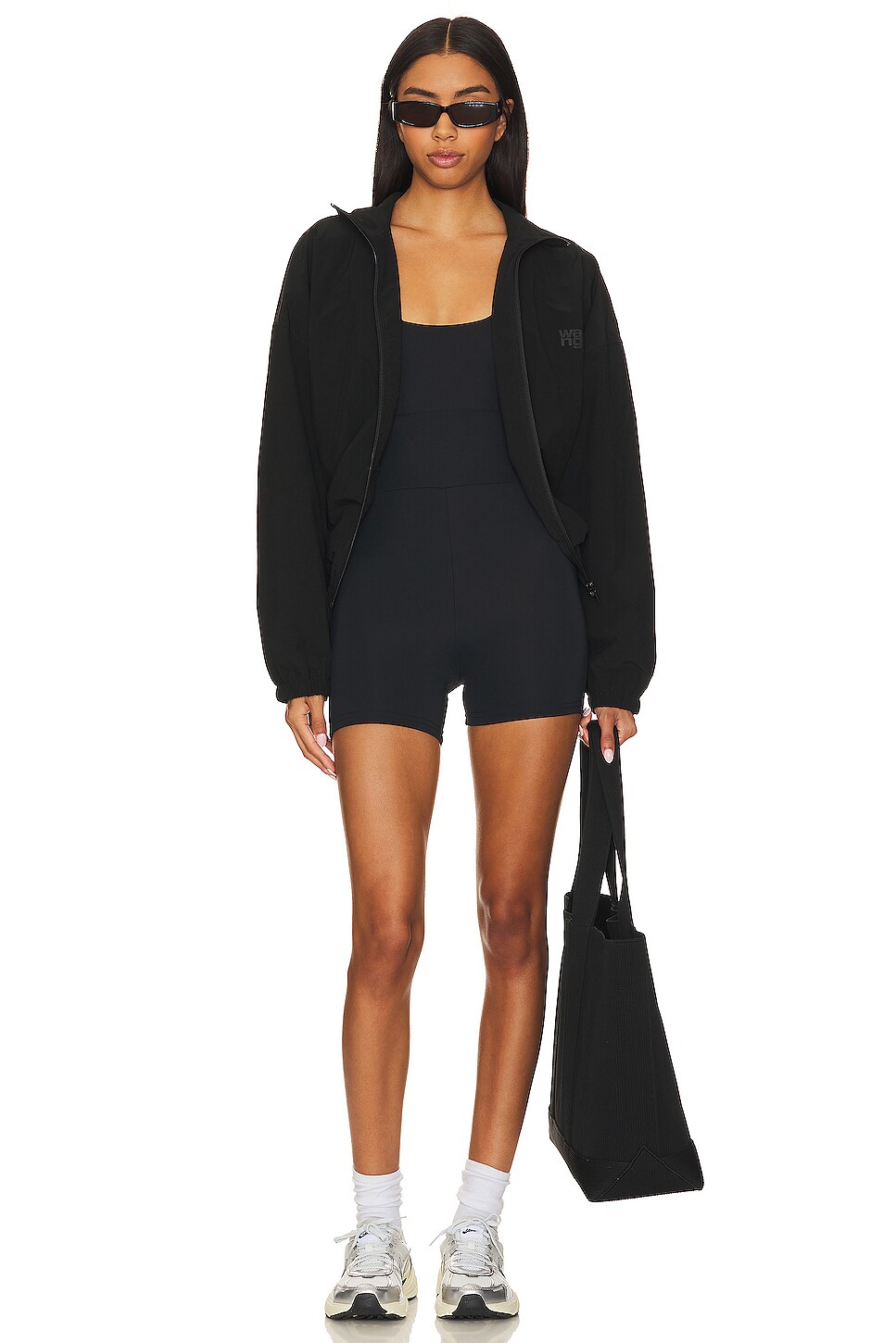 STRUT-THIS The Jett Reversible Romper in Black | REVOLVE
