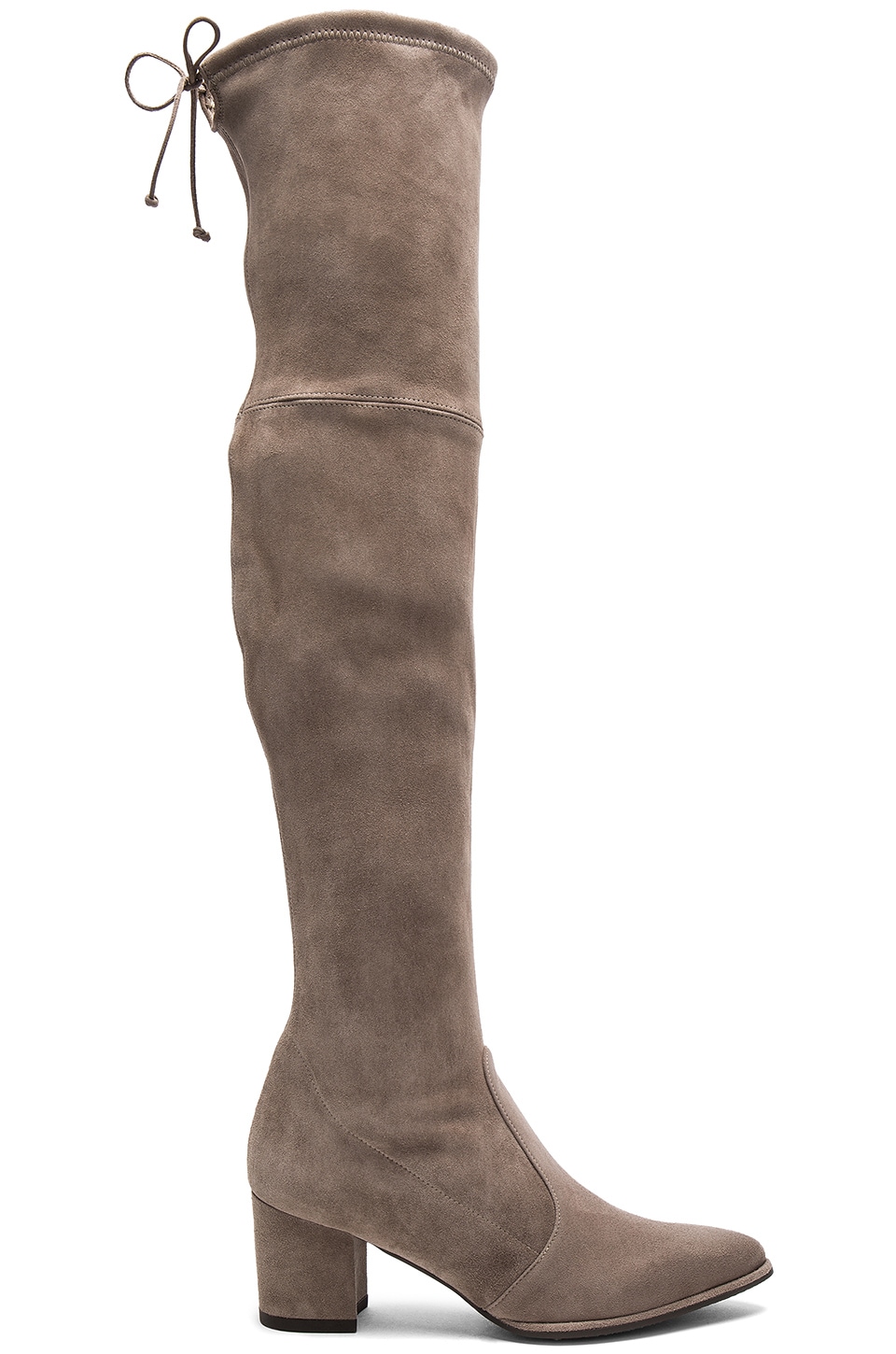 Stuart Weitzman Thighland Boot in Taupe 