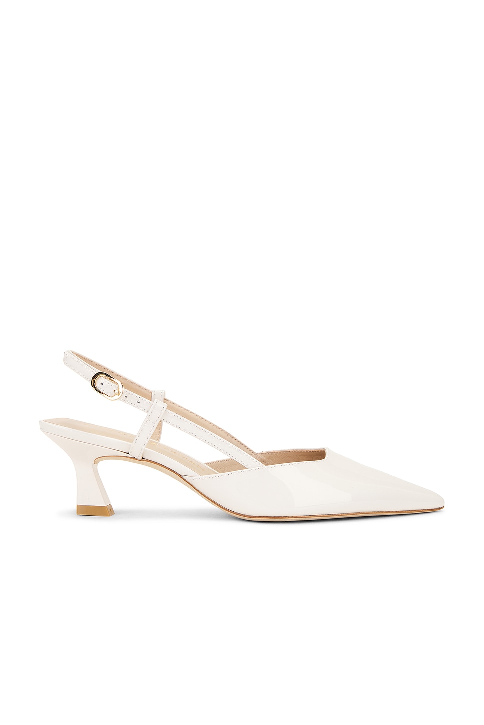 Stuart Weitzman Vinnie 50 Slingback in Cream | REVOLVE