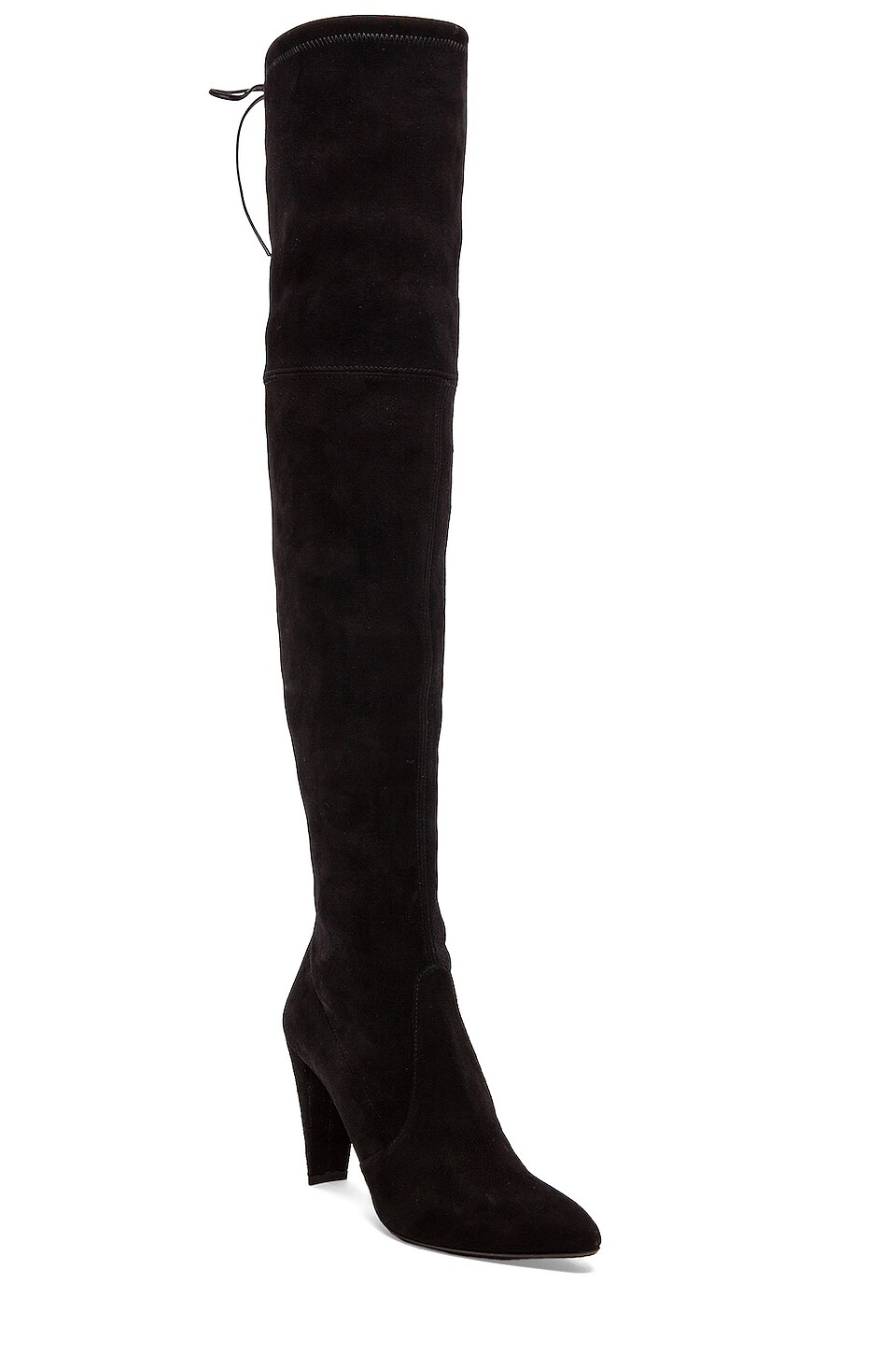 Stuart Weitzman Highstreet Suede Boot in Black