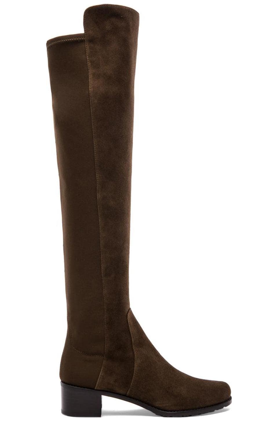 stretch out suede boots