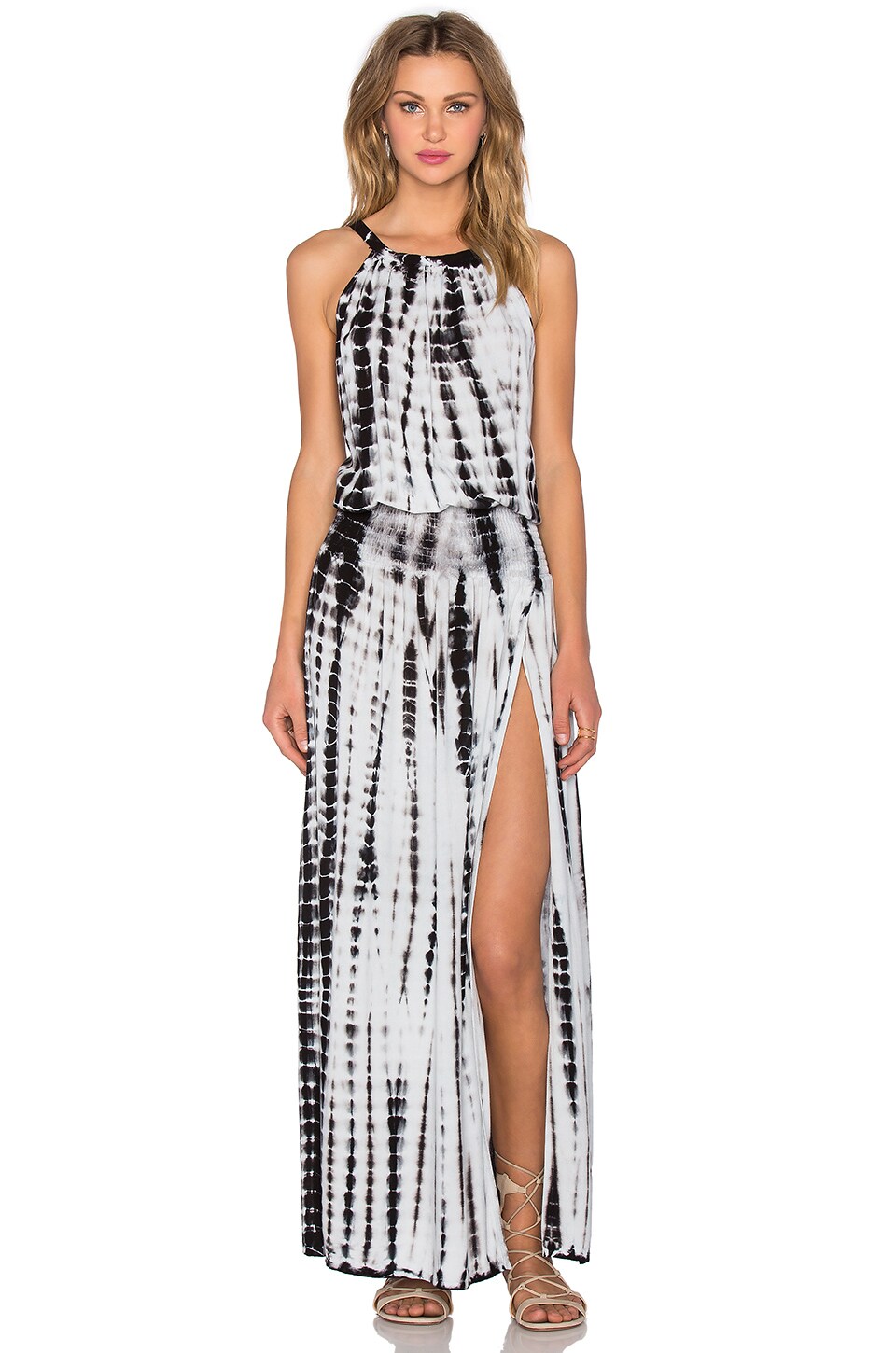 Stillwater The Gauze Gypsy Dress in Black & White REVOLVE