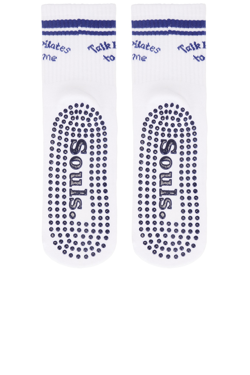 Talk Pilates To Me Grip Socks