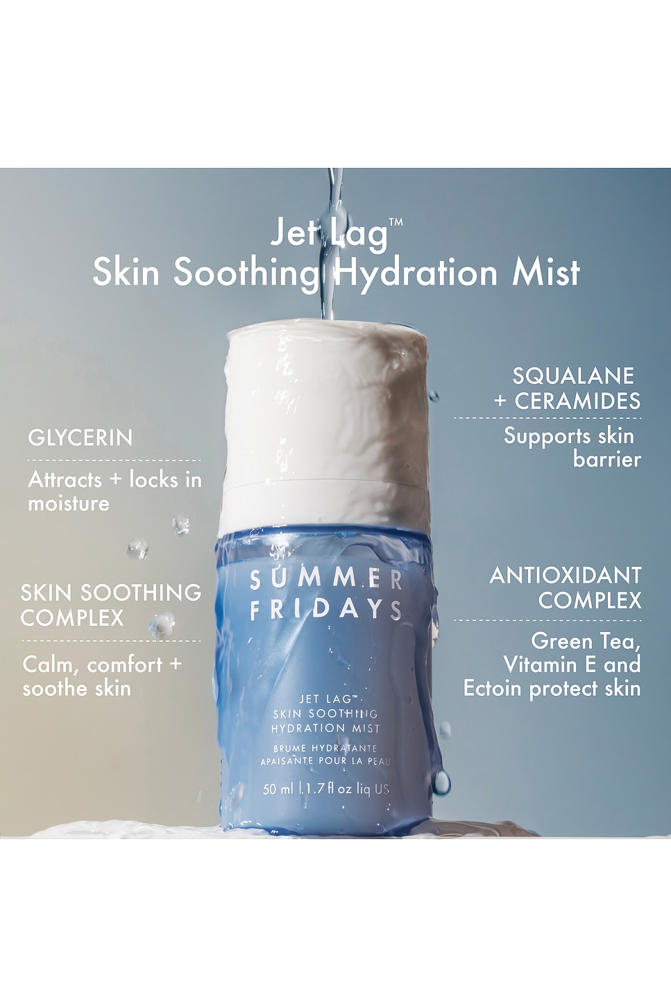 Jet Lag Skin Soothing Hydration Mist - thumbnail 3