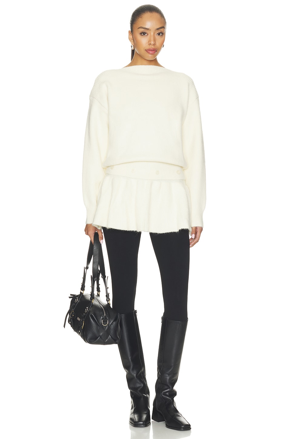Source Unknown Corinth Peplum Sweater
