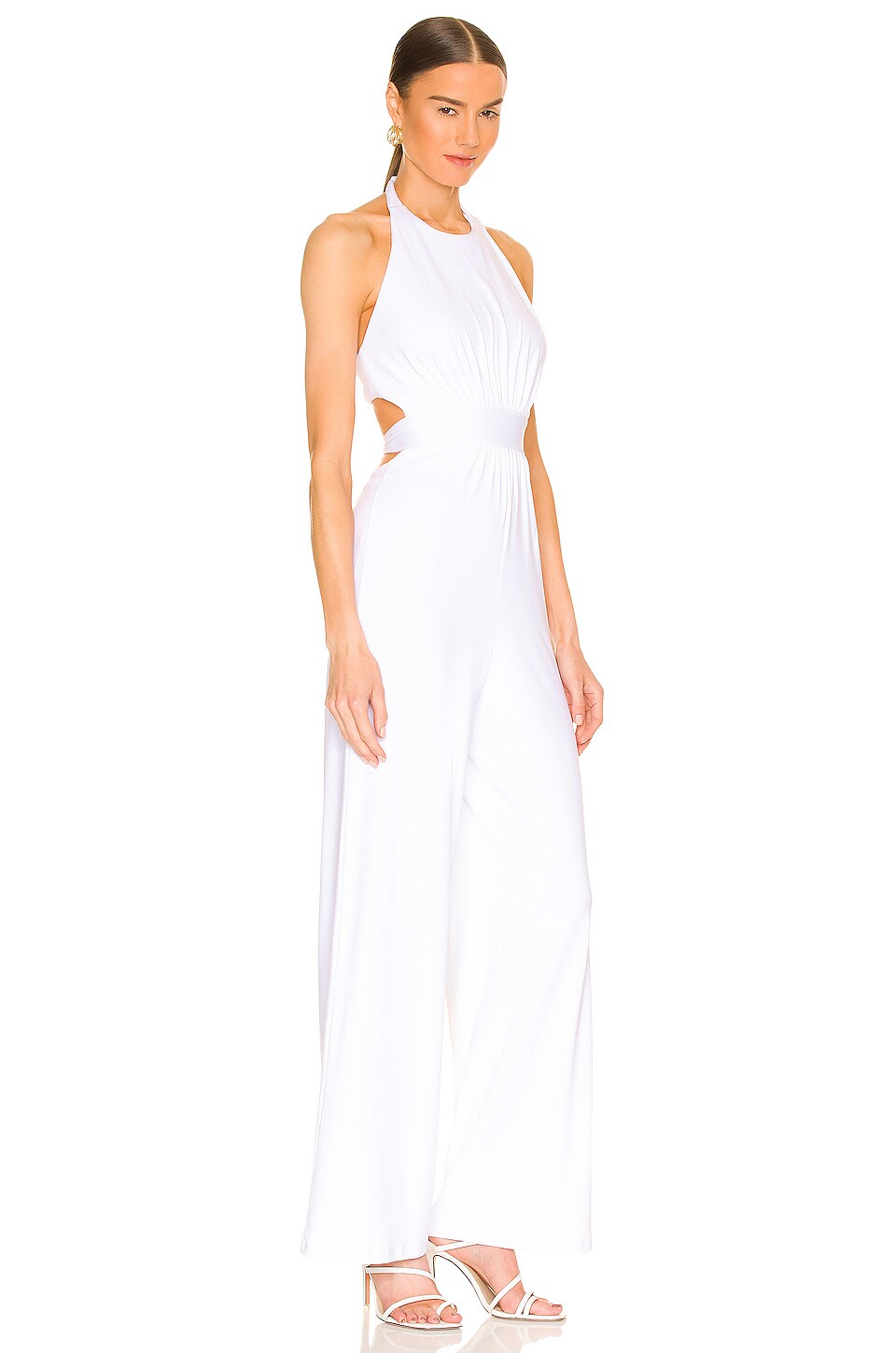 Susana Monaco Halter Jumpsuit in Sugar