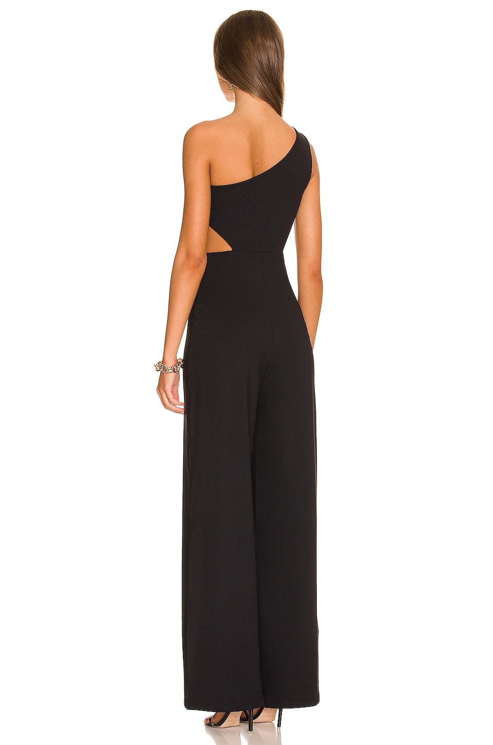 Susana Monaco x REVOLVE Asymmetrical Cut Out Jumpsuit in Black