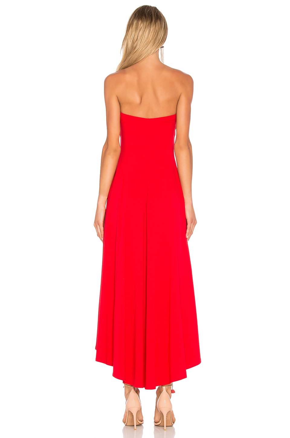 formal red high low dress ASHLEYlauren 8288 Kids Beaded High-Low Taffeta Gown main image 1