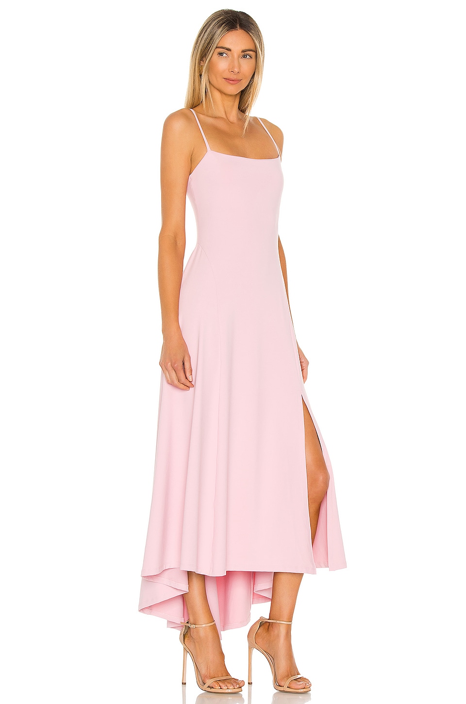 Susana Monaco Thin Strap Maxi Dress in Pink Cashmere REVOLVE