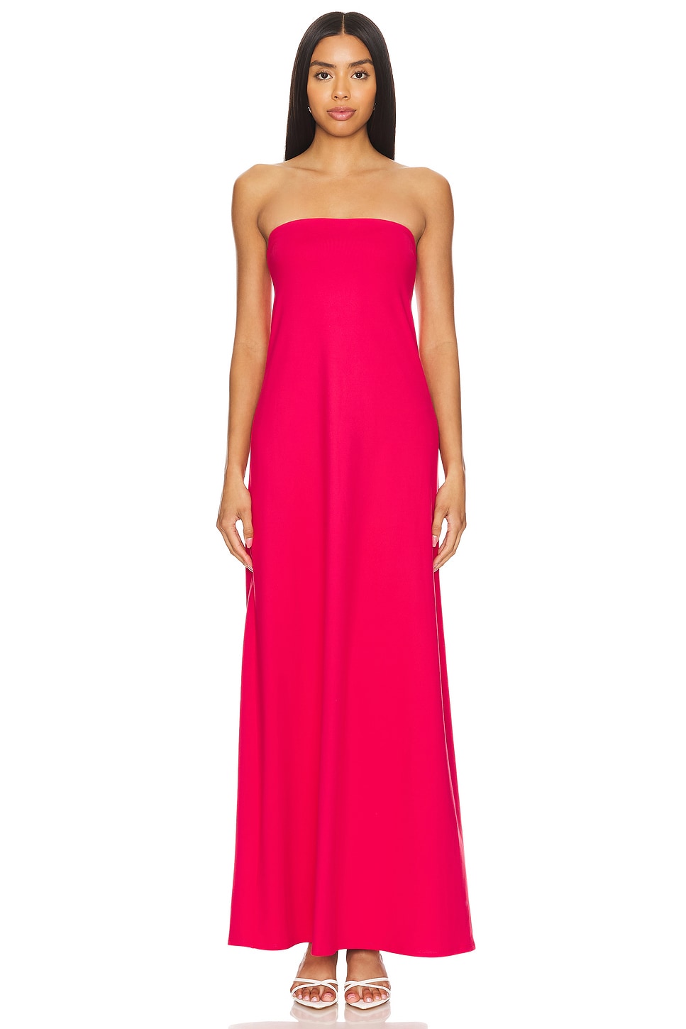 Remi Fit & Flair Shaping Dress in Framboise