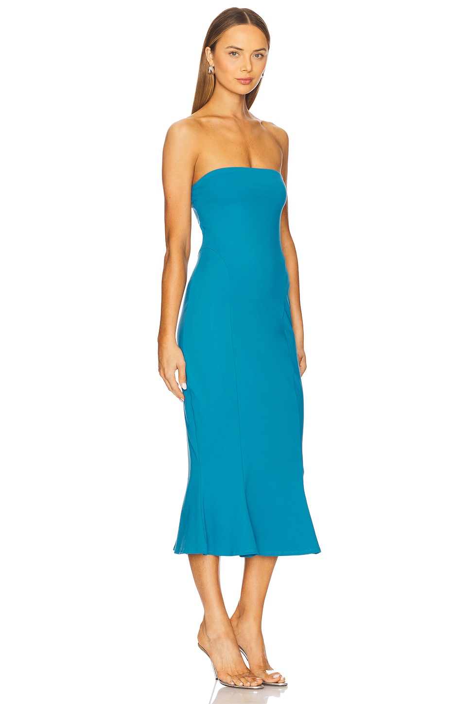 Susana Monaco Tube Trumpet Midi Dress thumbnail