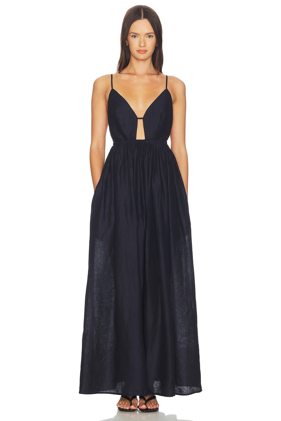 black evening dress women Fancy Sleek Formal Evening Gown E1043 Black / 2