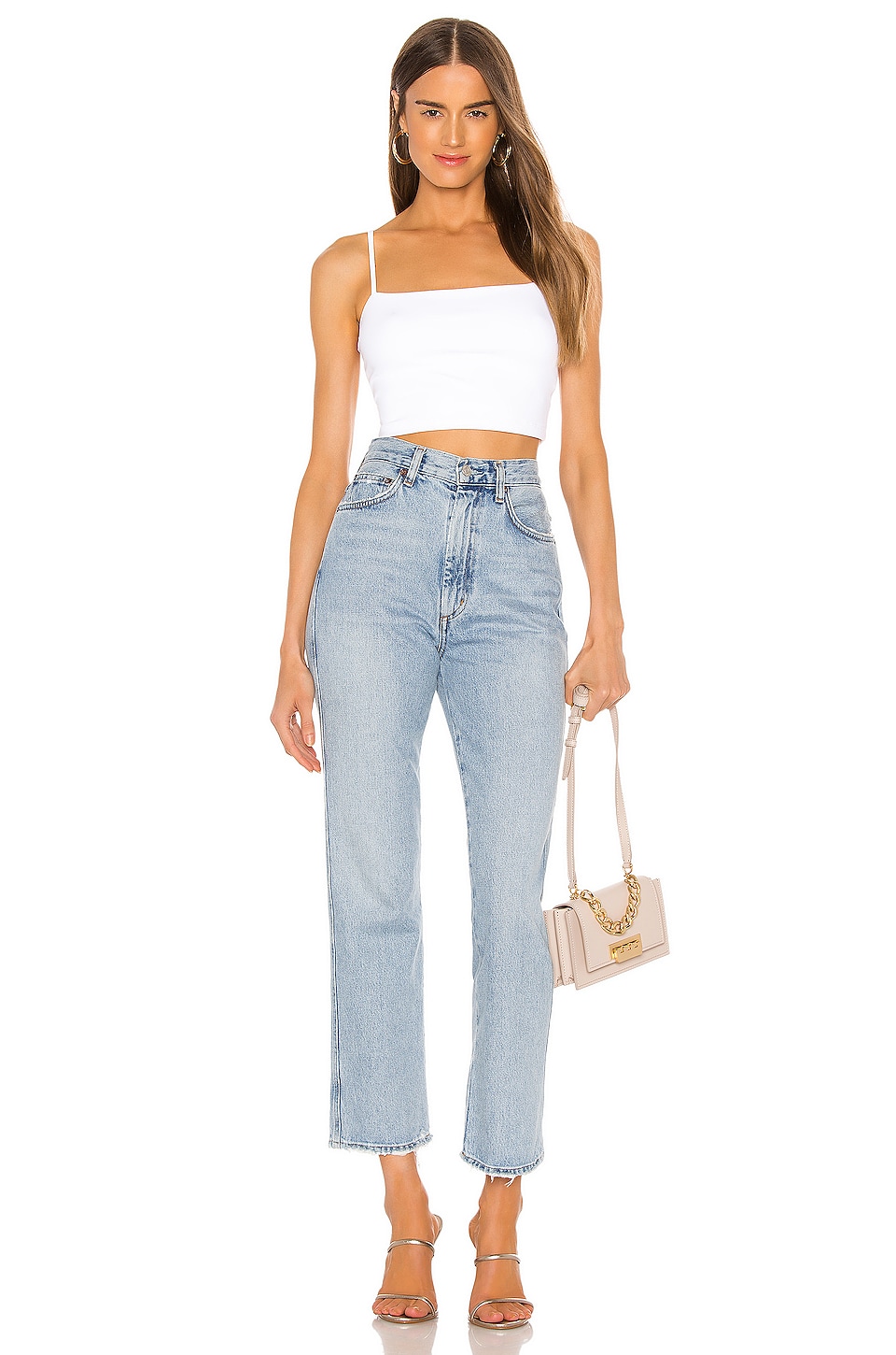 Susana Monaco Thin Strap Crop Tank