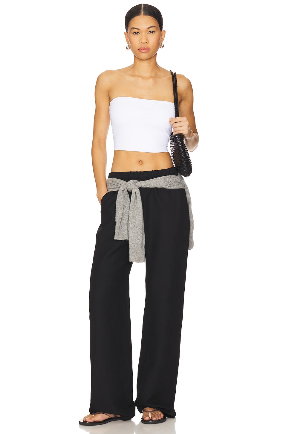 x REVOLVE Strapless Crop Top