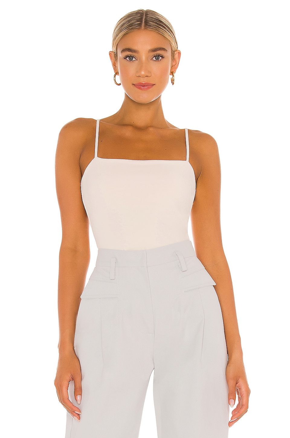 Susana Monaco Thin Strap Top in Blanched Almond | REVOLVE