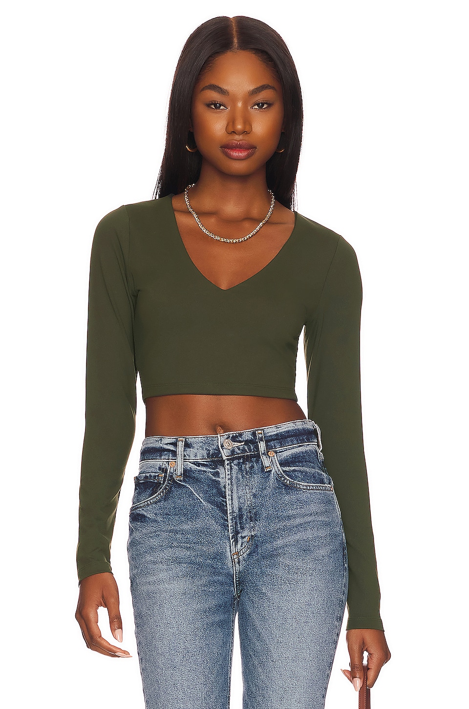 Susana Monaco Very V Long Sleeve Jumpsuit main image 1