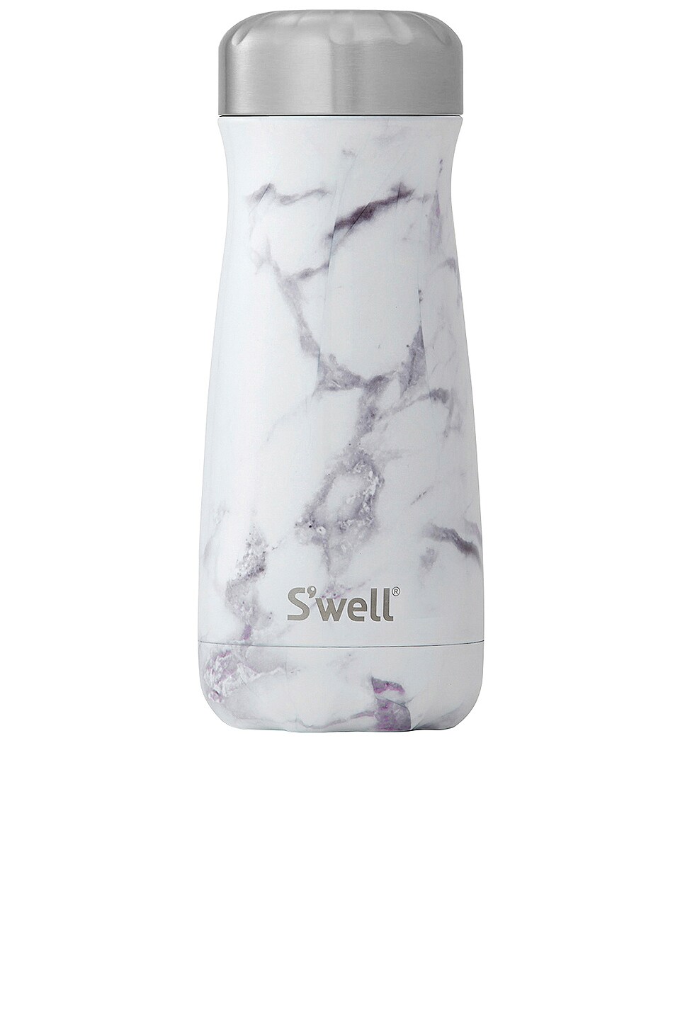 Image 1 of Traveler 16oz Water Bottle in White Marble