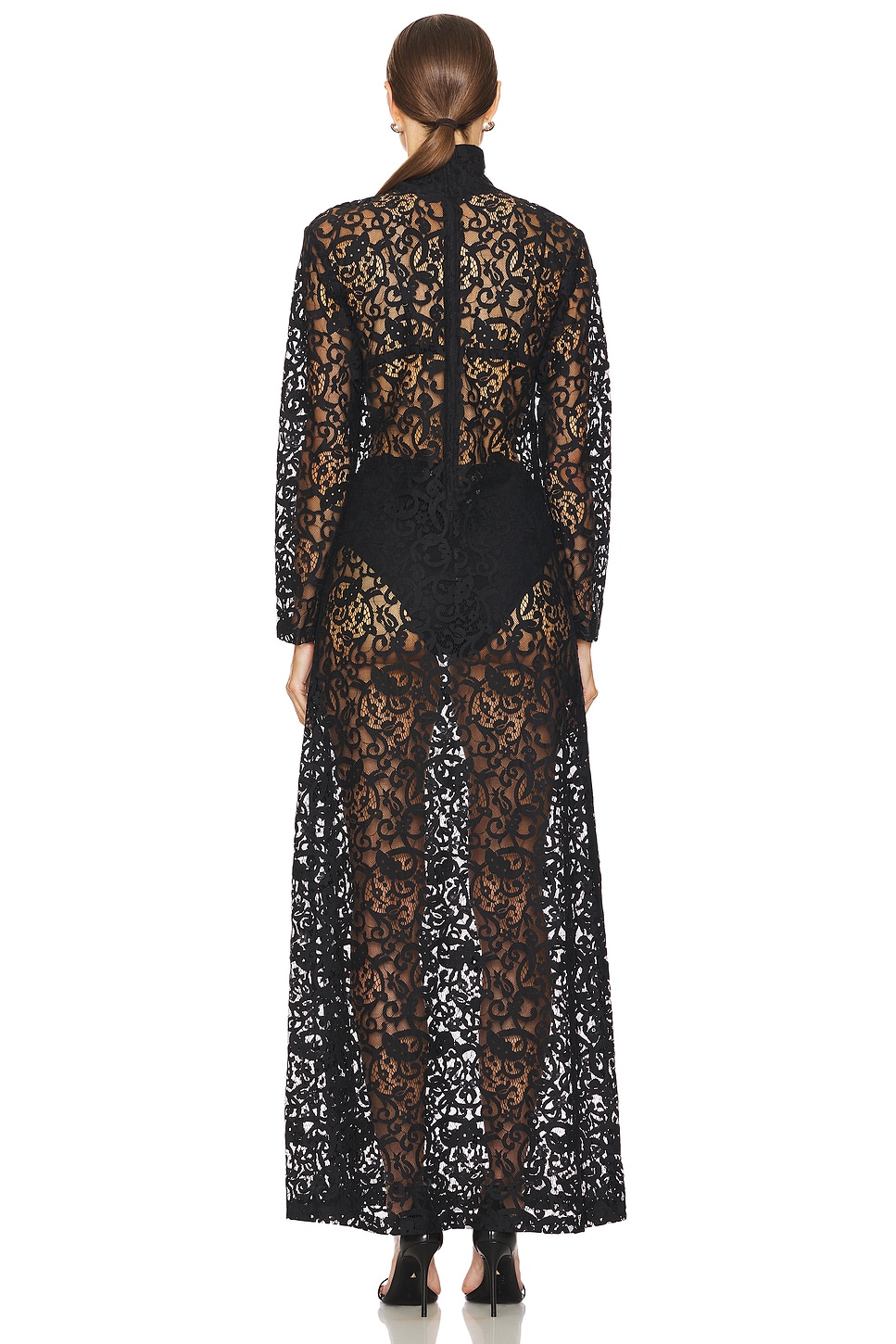 SWF Turtleneck Maxi Dress in Noir | REVOLVE