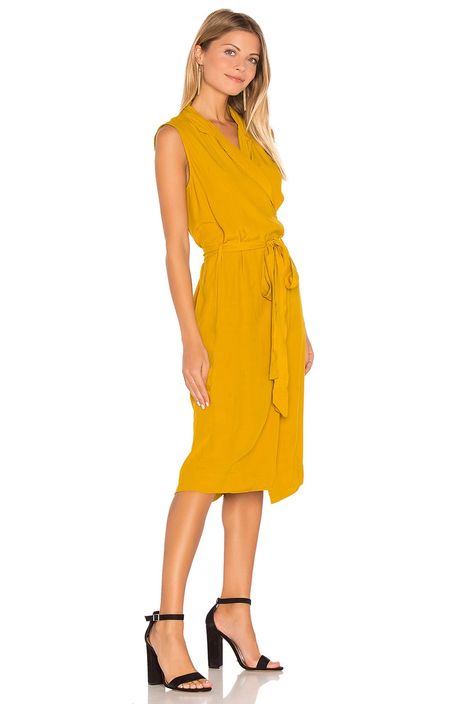 SWF Mirella Vest Dress in Old Mustard