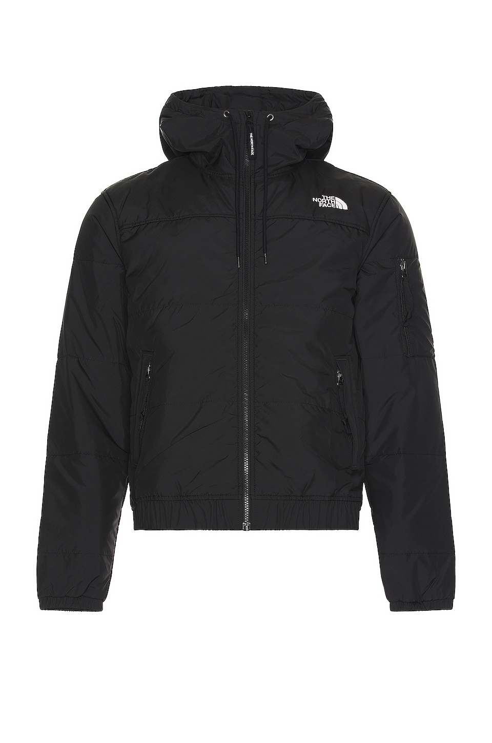The North Face Highrail Bomber Jacket in TNF Black | REVOLVE
