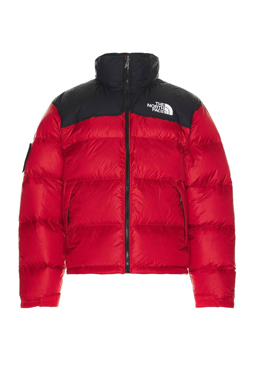 front Grit persecution The North Face 92 Retro Anniversary Nuptse Jacket in TNF Red | REVOLVE