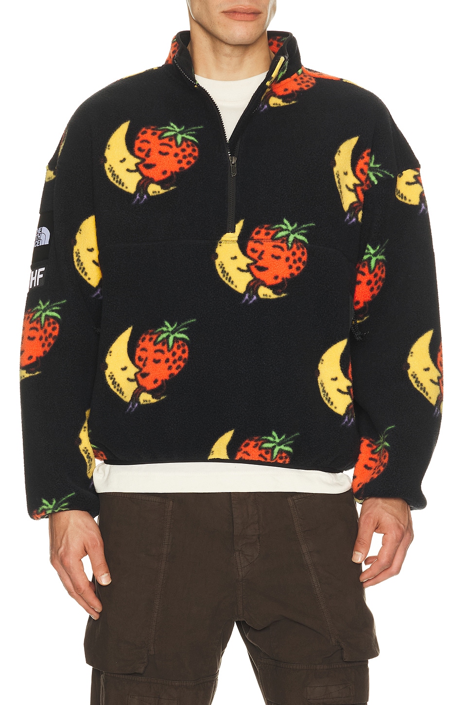 The North Face x Sky High Farm Fleece 1/2 Zip in TNF Black