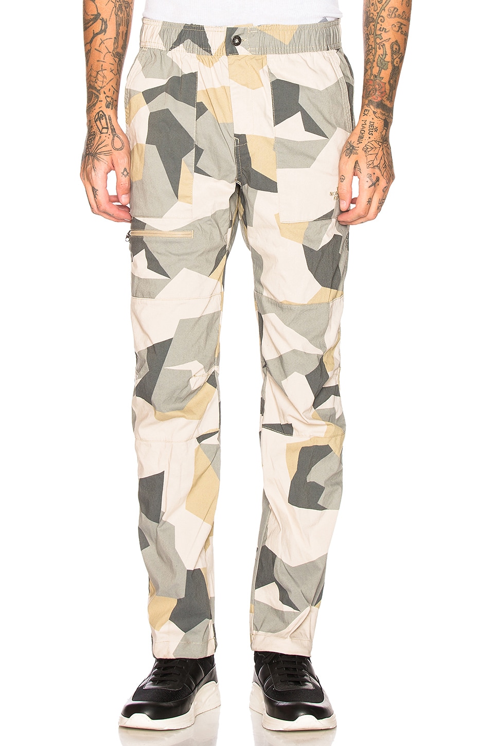 camo north face pants