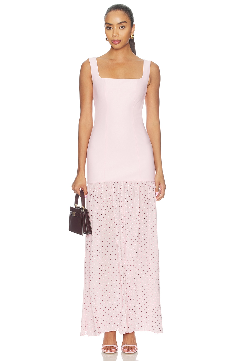 Crepe Scoop Neck Dress - thumbnail 2