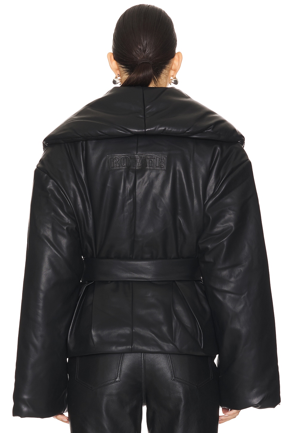 Belted Puffer Jacket - Thumbnail 3