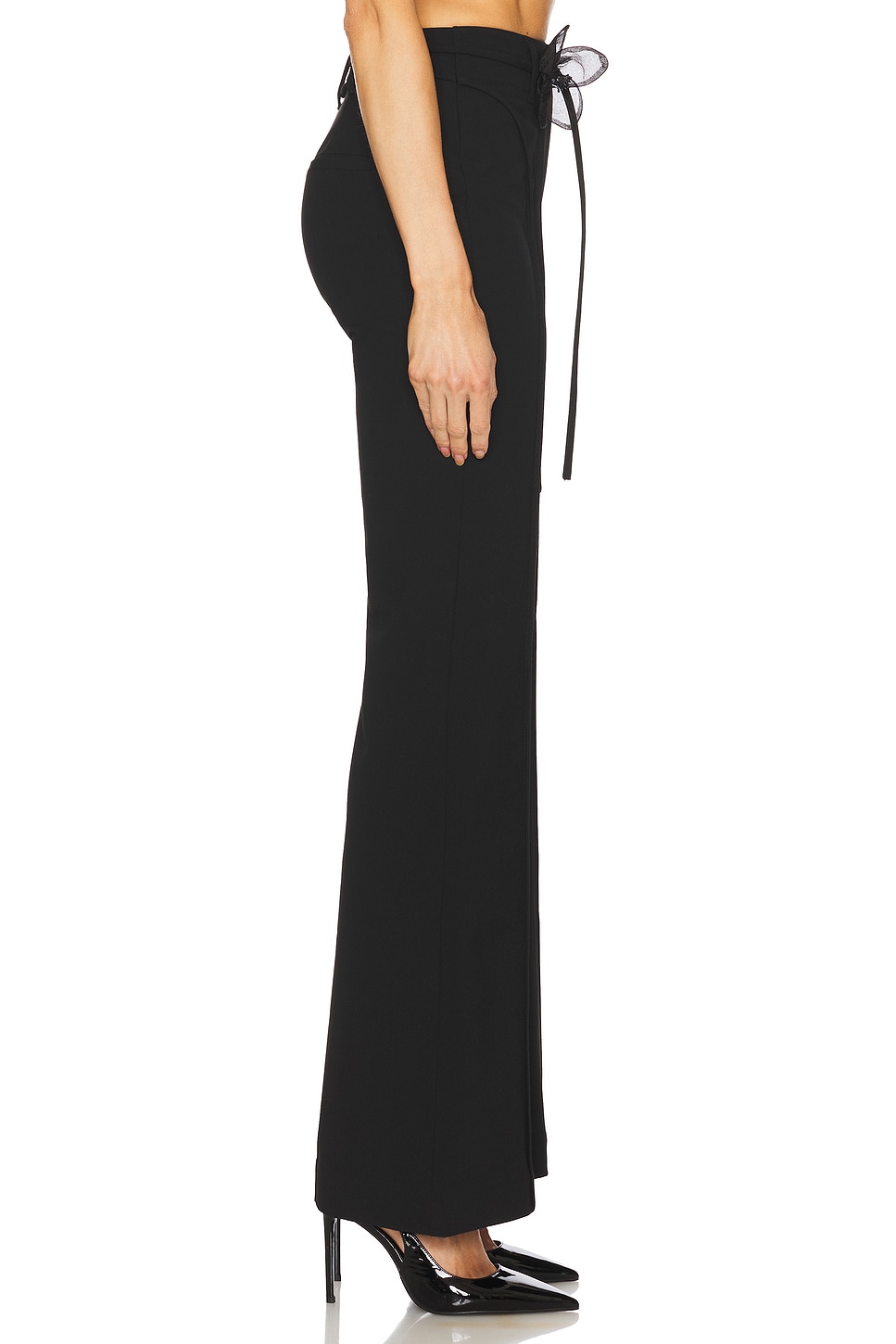 High Waisted Rose Pants - Thumbnail 3
