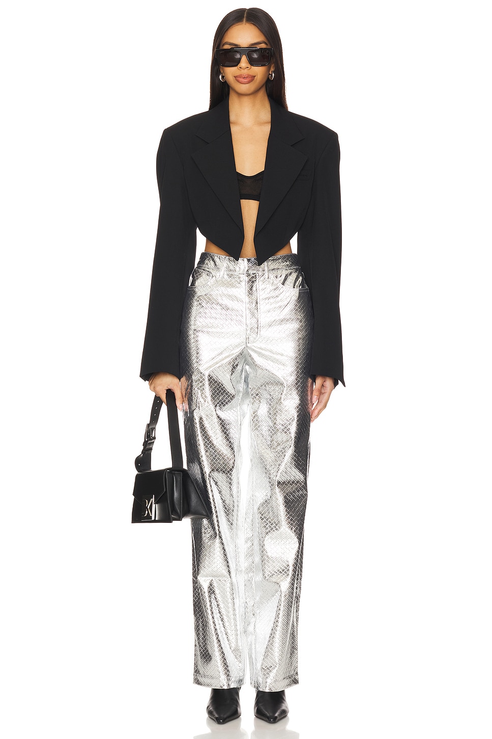 Rotate Braided Straight Pants thumbnail