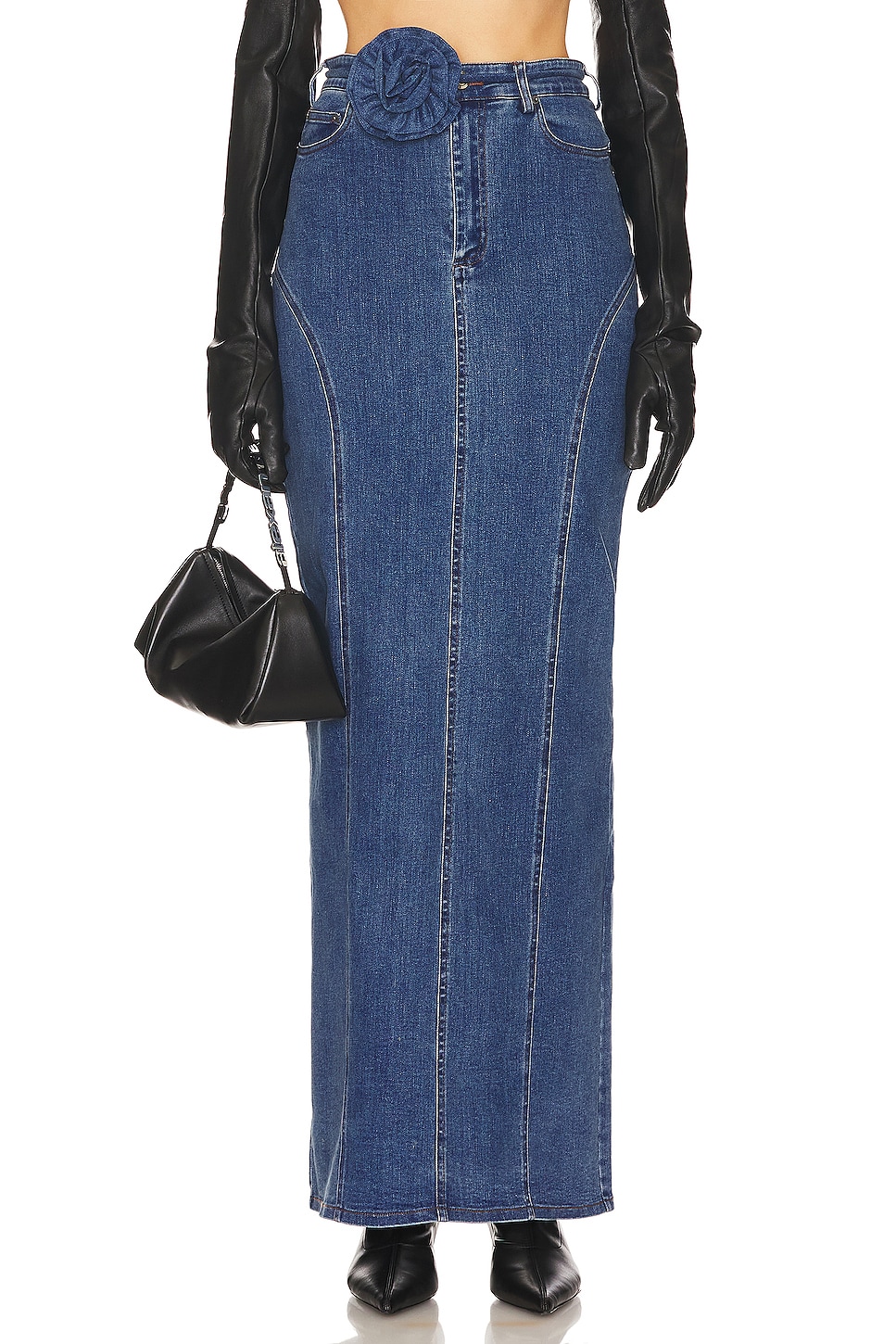 Rotate Stretchy Maxi Skirt