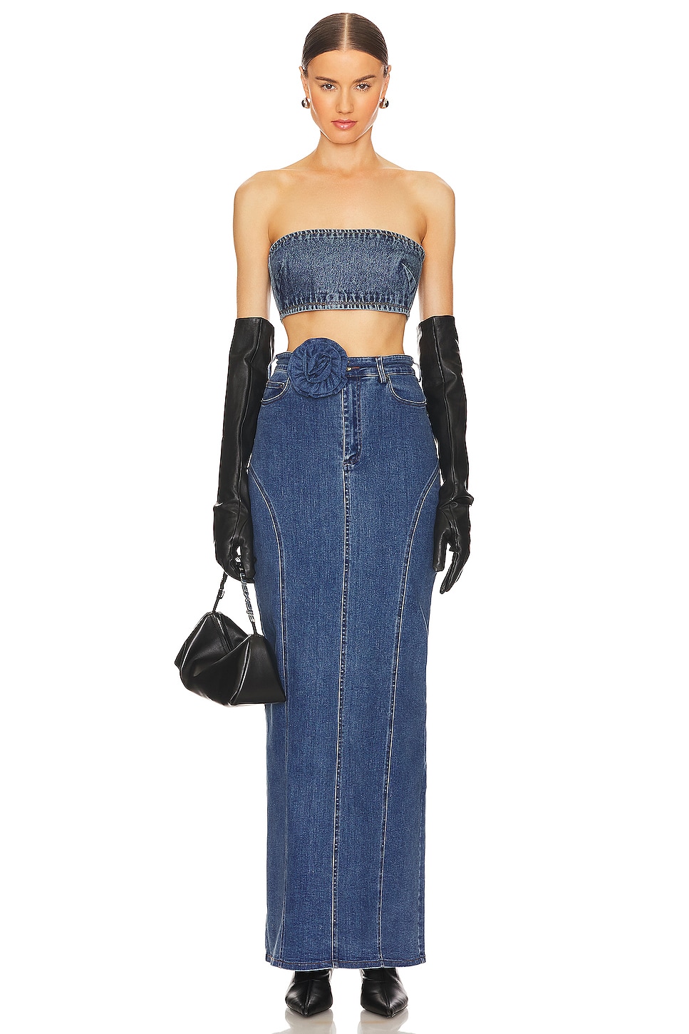 Rotate Stretchy Maxi Skirt thumbnail