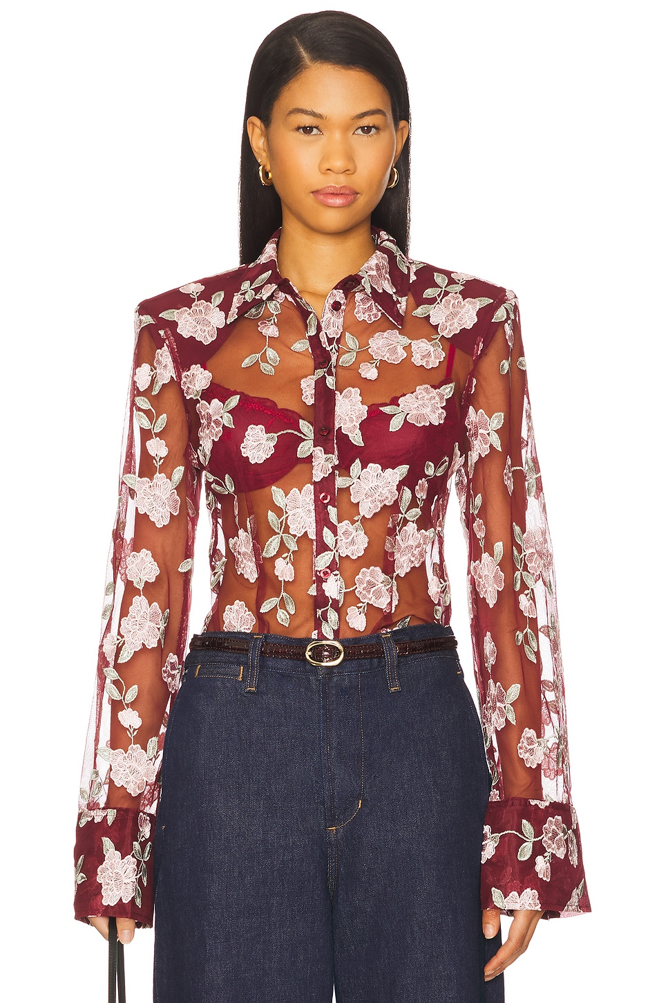 Mesh Fitted Shirt