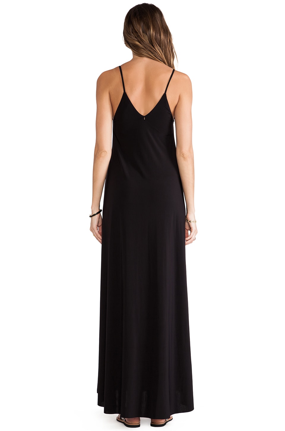 Bags LosAngeles Basic Maxi Dress in Black