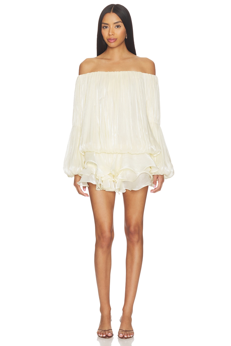elora ivory linen dress The Bekk Elora Dress in Ivory
