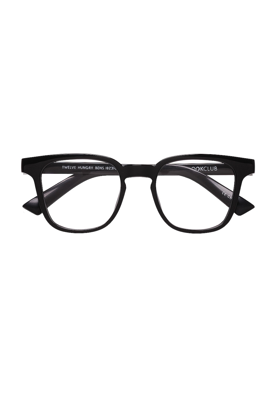 The Book Club Twelve Hungry Bens Glasses in Black | REVOLVE