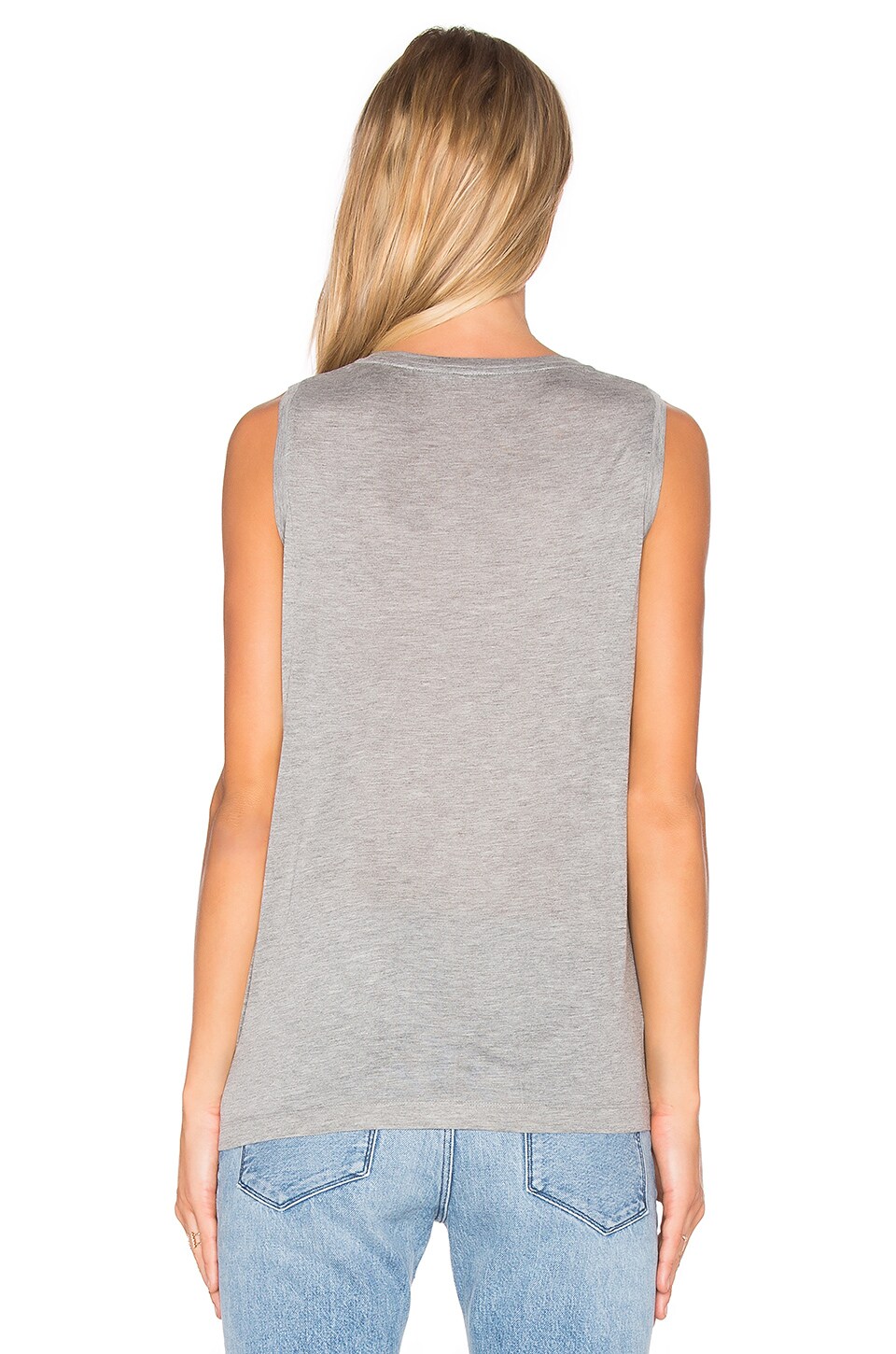 ALEXANDER WANG T CLASSIC LOW NECK FLARED TANK